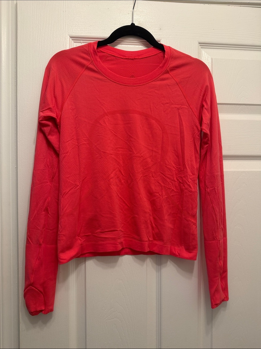 lululemon athletica Long Sleeve Crewneck Top - Coral Pink
